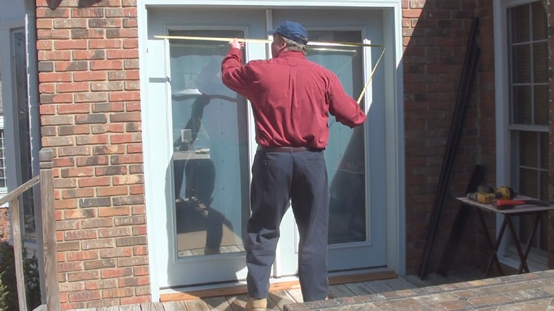 Measuring for a new security door